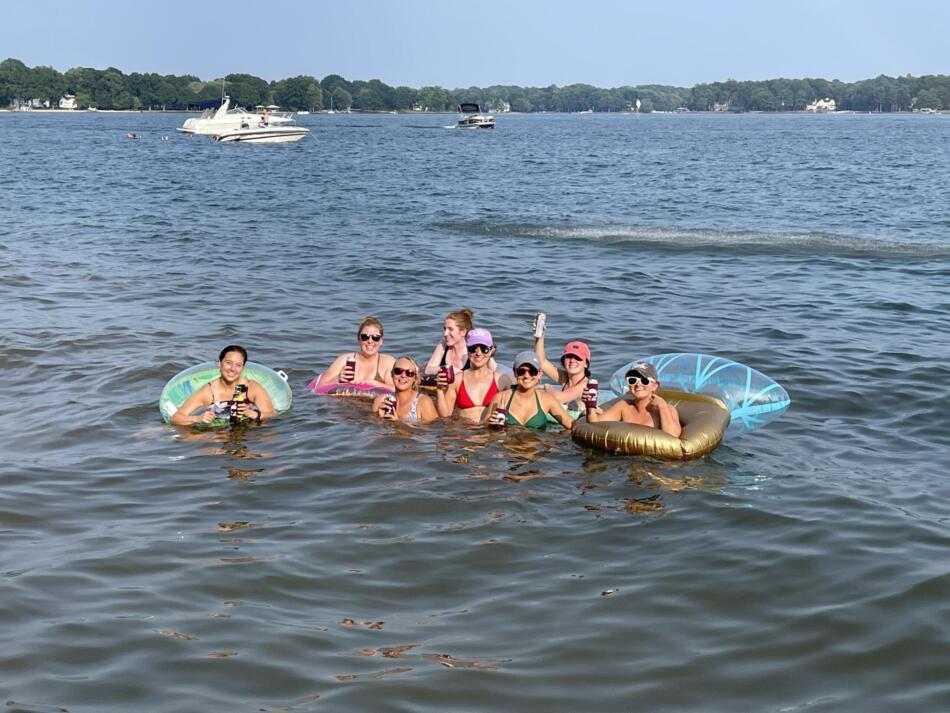 Bachelorette parties are epic with Party Pontoon.