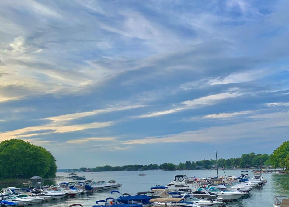 View of Lake Norman from Hello Sailor