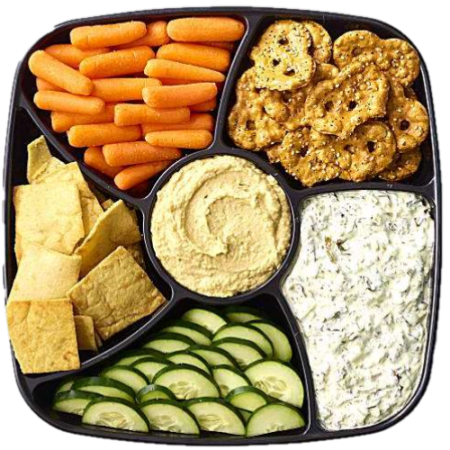 Hummus and Spinach Dip